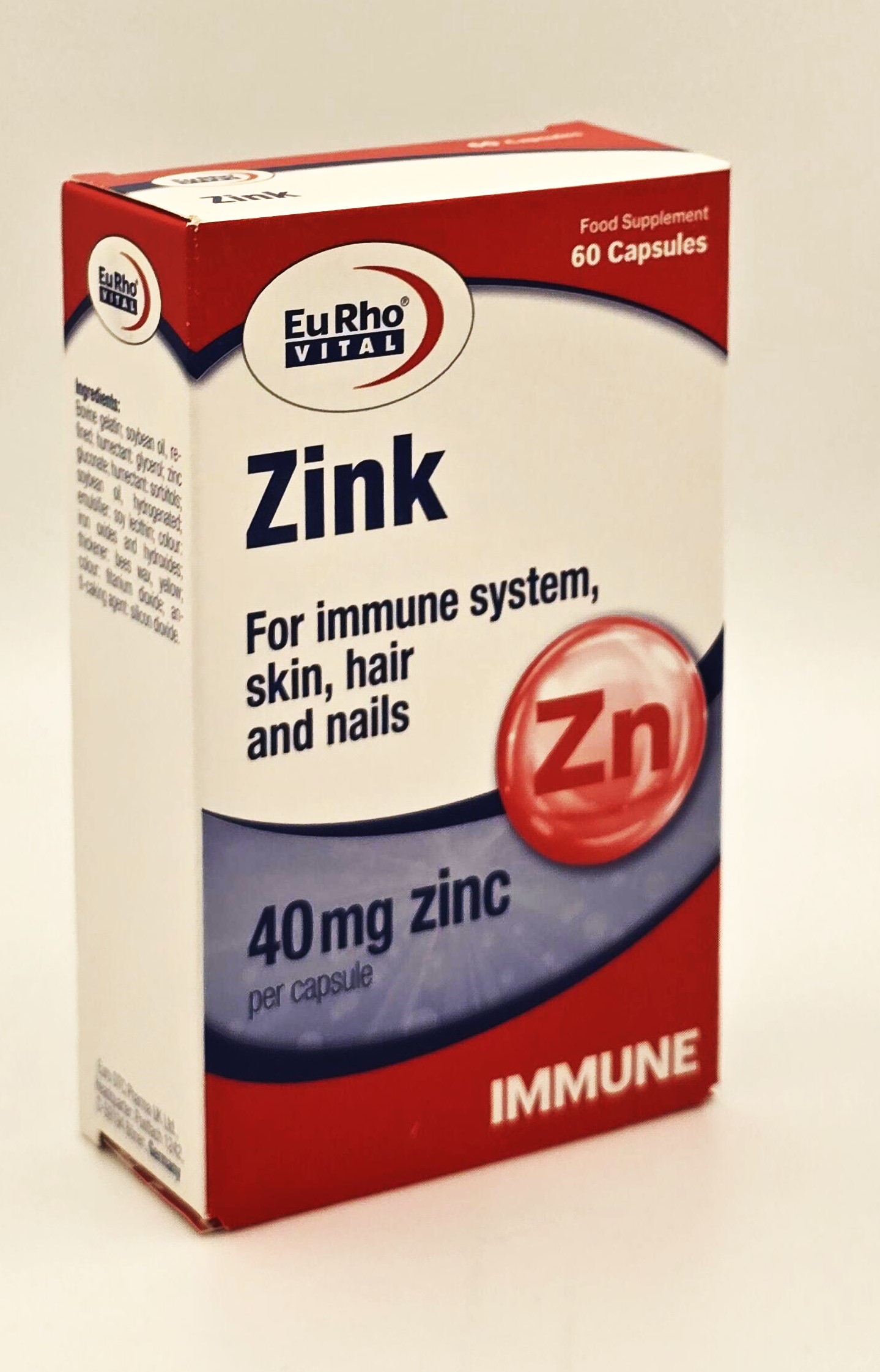 زینک 40 میلی  گرم یوروویتال